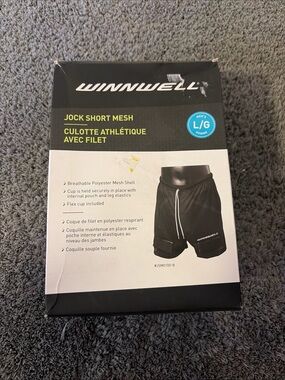 Winnwell Hockey Mesh Jock Shorts Men- L/G